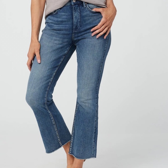 Slim cropped boot cut jeans size 14 NYDJ - Picture 1 of 7